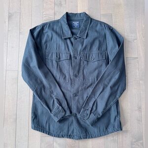 Abercrombie & Fitch Faded Black Shirt Jacket